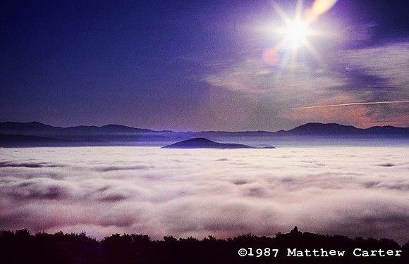 Fog Over Carson Valley